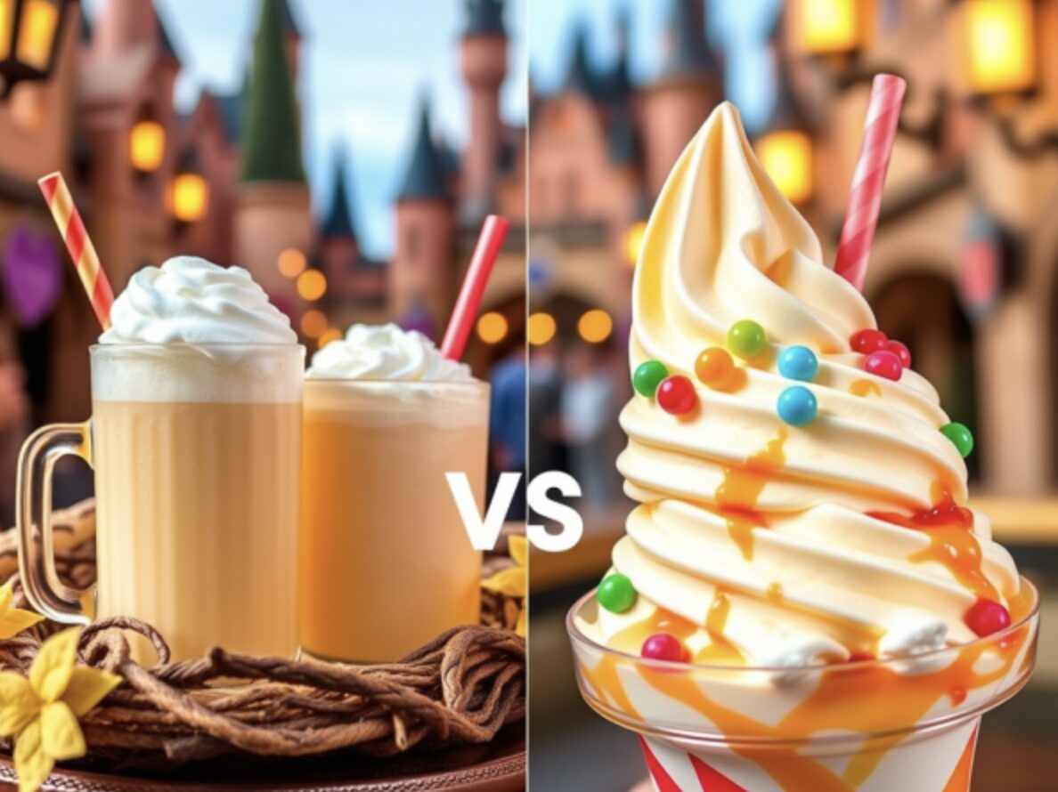 THEME PARK SNACK WARS Episode 1: Butterbeer vs. Dole Whip