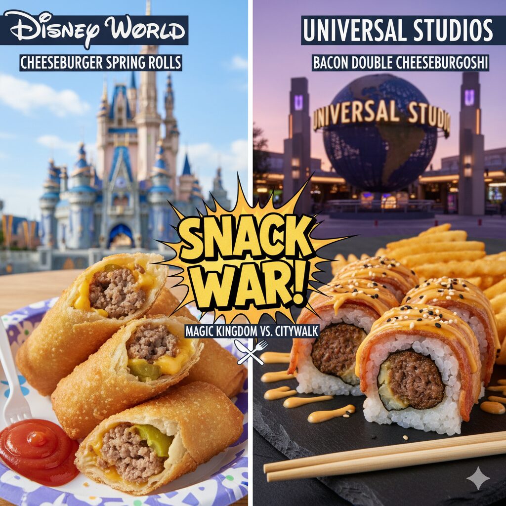 Day 2: Cheeseburger Spring Rolls vs. Cheeseburgooshi