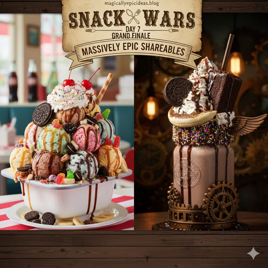 Snack Wars: Day 7 – The Grand Finale: Massively Epic Shareables!